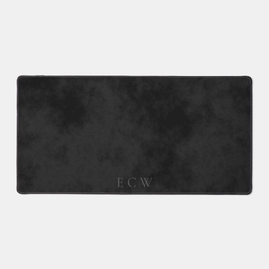 Anspruchsvolle Imitate Briefmarke Triple Monongram Schreibtischunterlage (Vorderseite)