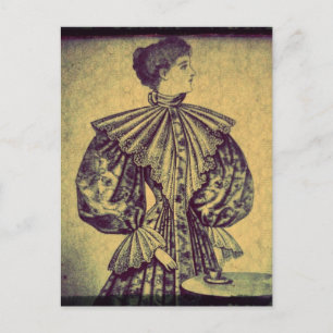 Anspruchsvolle Lady Postcard Postkarte