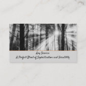 Anspruchsvolle Landschaft der sozialen Natur Visitenkarte (Rückseite)