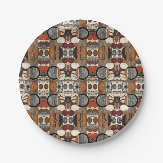 Anspruchsvolle Luxuskaribik Pappteller (Vorderseite)