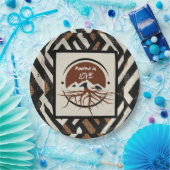 Anspruchsvolle Luxuskaribik Pappteller (Party)