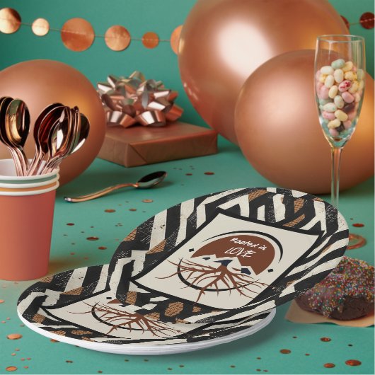 Anspruchsvolle Luxuskaribik Pappteller (Multi)