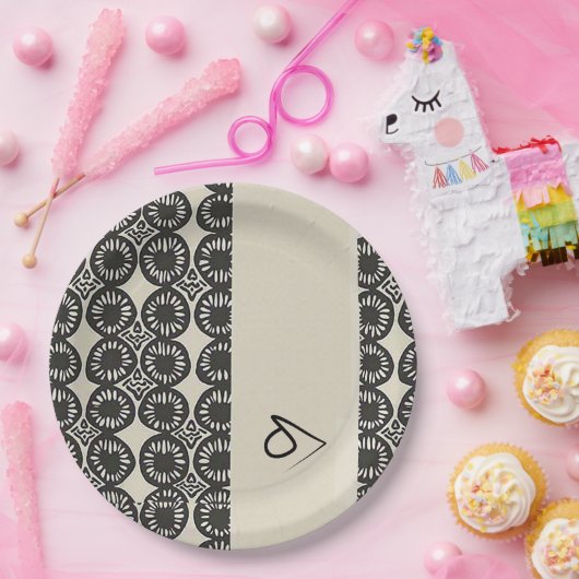 Anspruchsvolle Luxuskaribik Pappteller (Party)