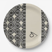 Anspruchsvolle Luxuskaribik Pappteller (Vorderseite)