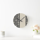 Anspruchsvolle Luxuskaribik Runde Wanduhr (Zuhause)