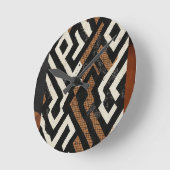 Anspruchsvolle Luxuskaribik Runde Wanduhr (Winkel)