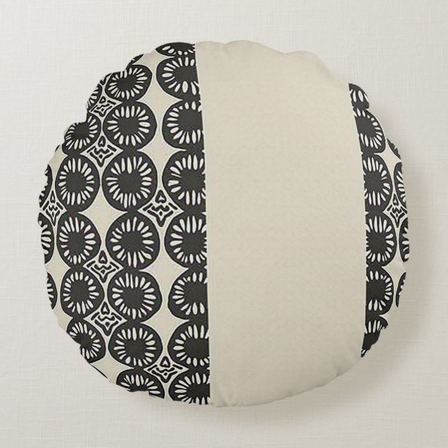 Anspruchsvolle Luxuskaribik Rundes Kissen (Vorderseite)