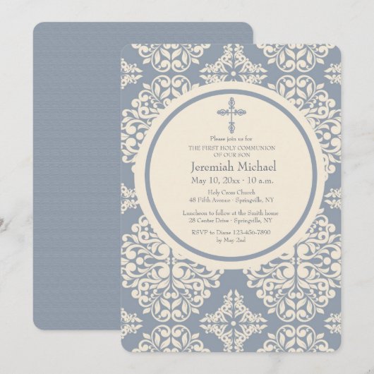 Anspruchsvolle religiöse Einladung (Vorne/Hinten)