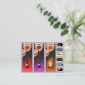 Anspruchsvolle Salon Business Card Visitenkarte (Stehend Vorderseite)