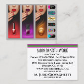 Anspruchsvolle Salon Business Card Visitenkarte (Vorne/Hinten)