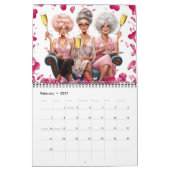 Anspruchsvolle Schwestern - Freunde Kalender (Feb 2027)
