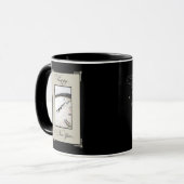 Anspruchsvolle Silvesternacht-, Schwarz- und Tan-T Tasse (Vorderseite Links)