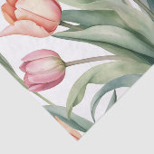 Anspruchsvolle Tulip mit Aquarellfarbe Seidenpapier (Ausschnitt)