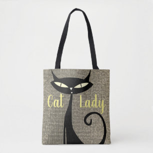 Anspruchsvolle und elegante Cartoon Cat Tasche