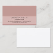 Anspruchsvolle Vintage Farbharmonie Beruflich Visitenkarte (Vorne/Hinten)