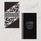 Anspruchsvolle weibliche Visitenkarten Visitenkarte (Vorne/Hinten)