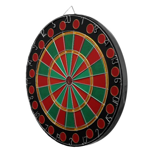 Anspruchsvolle Weihnachten (Dartboard) Dartscheibe (Vorderseite rechts)