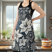 Anspruchsvolle Weihnachtsfeiertage Poinsettia Schü Schürze