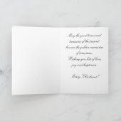 Anspruchsvolle Weihnachtskarte Feiertagskarte (Innenseite)