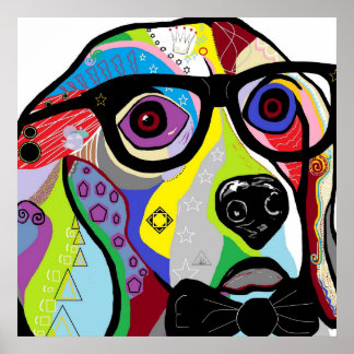 Anspruchsvoller Beagle Poster