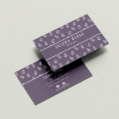 Anspruchsvoller Blumenchic | Modernes Elegant Visitenkarte