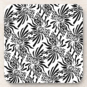 Anspruchsvoller Fleur Getränkeuntersetzer (Vorderseite)