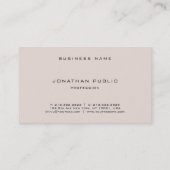 Anspruchsvoller gotischer Schriftart Moderner, ele Visitenkarte (Rückseite)