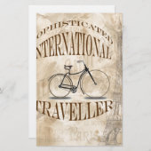 Anspruchsvoller internationaler Reisender Briefpapier (Vorne/Hinten)