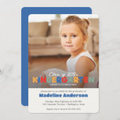 Anspruchsvoller Kindergarten Abschluss Einladung (Vorne/Hinten)