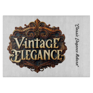 "Anspruchsvoller klassischer Stil" Schneidebrett