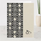 Anspruchsvoller Luxus-Karibik-Minimalistisch Karte (Vorderseite)