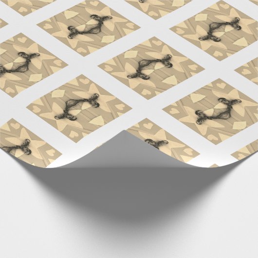 Anspruchsvoller Star! Geschenkpapier (Ecke)