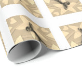 Anspruchsvoller Star! Geschenkpapier (Rolleneckpunkt)