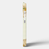 Anspruchsvoller Vintager PfauenvogelKäferlilie Case-Mate iPhone Hülle (Rückseite / Links)