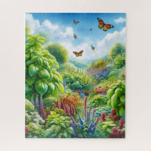 Anspruchsvolles 520-Teile-Puzzle Kräutergarten Puzzle