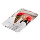 Anspruchsvolles Custom Foto Couple Lesbian Gay Magnet (Linke Seite)