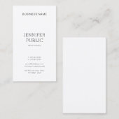 Anspruchsvolles Design Trendy Schlicht modern Visitenkarte (Vorne/Hinten)