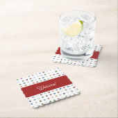 Anspruchsvolles geometrisches Getränk aus Diamant Untersetzer (Vor Ort)