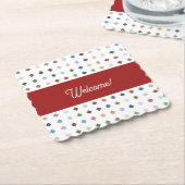 Anspruchsvolles geometrisches Getränk aus Diamant Untersetzer (angewinkelt)