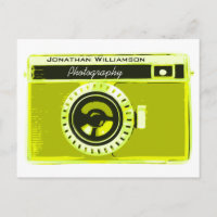 Anspruchsvolles Geschäft mit Olive-Camera-Fotograf