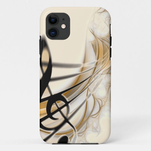 Anspruchsvolles klassisches Notendesign-Zubehör Case-Mate iPhone Hülle (Rückseite)