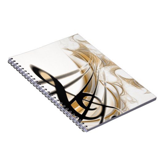 Anspruchsvolles klassisches Notendesign-Zubehör Notizblock (Rechte Seite)