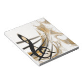 Anspruchsvolles klassisches Notendesign-Zubehör Notizblock (angewinkelt)