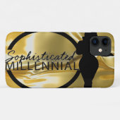 Anspruchsvolles Millenniums-Telefongehäuse Case-Mate iPhone Hülle (Rückseite (Horizontal))