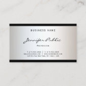 Anspruchsvolles, modernes Minimalistisches Design Visitenkarte (Vorderseite)