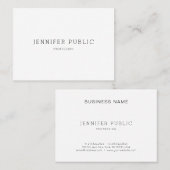 Anspruchsvolles sauberes Design Modernes, trendige Visitenkarte (Vorne/Hinten)