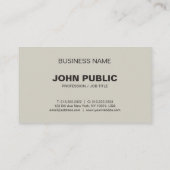 Anspruchsvolles Schlichtes Unternehmen Harmonic Co Visitenkarte (Rückseite)