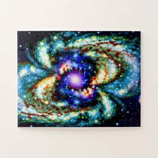 Anspruchsvolles unterhaltsames kosmisches Party Puzzle (Horizontal)