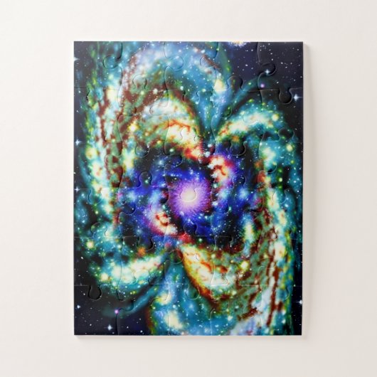 Anspruchsvolles unterhaltsames kosmisches Party Puzzle (Vertikal)