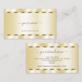 Anständig schimmerndes Licht Golden mit leuchtende Visitenkarte